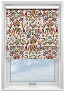 Bangalore, Maroon - Twist&Fit Roller Blind